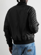 Dolce&Gabbana - Logo-Appliquéd Shell Bomber Jacket - Black