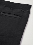 KAPITAL - Tapered Embellished Cotton-Jersey Sweatpants - Black