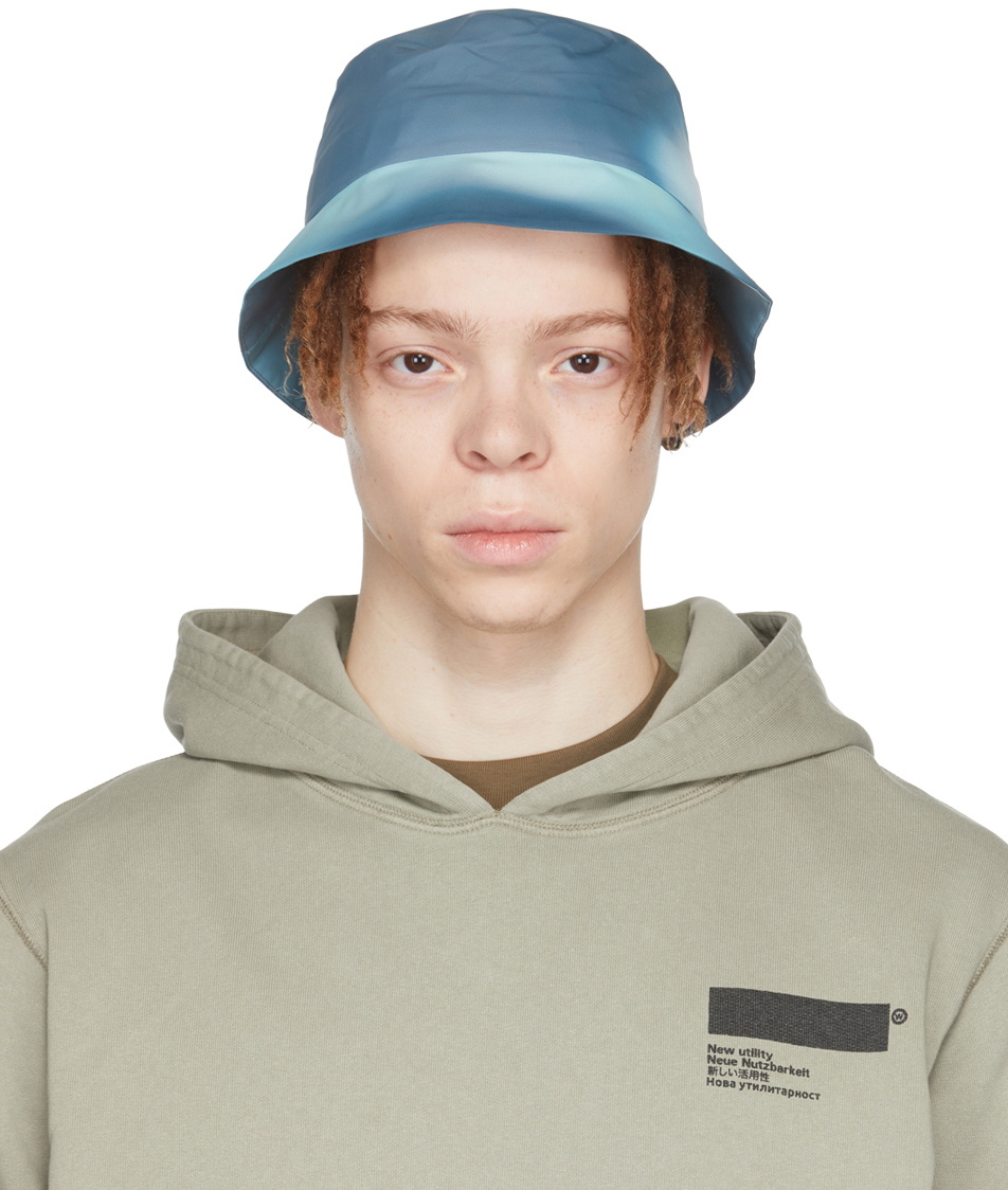 AFFXWRKS Blue Polyester Bucket Hat AFFXWRKS