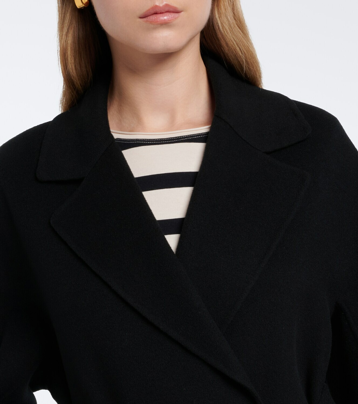 'S Max Mara Virgin wool wrap coat