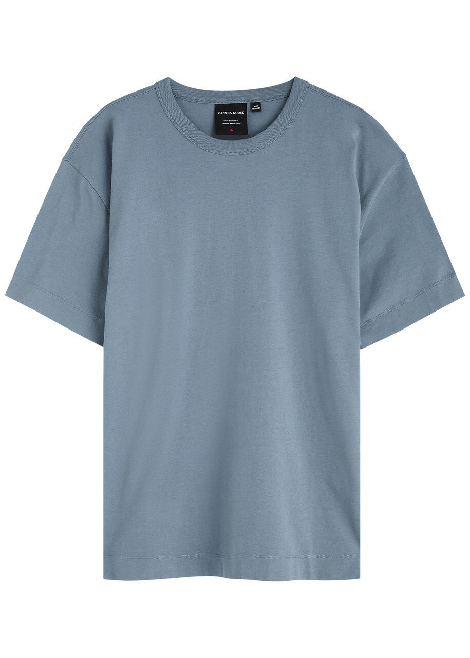 Canada Goose Gladstone Cotton T-shirt Light Blue Canada Goose