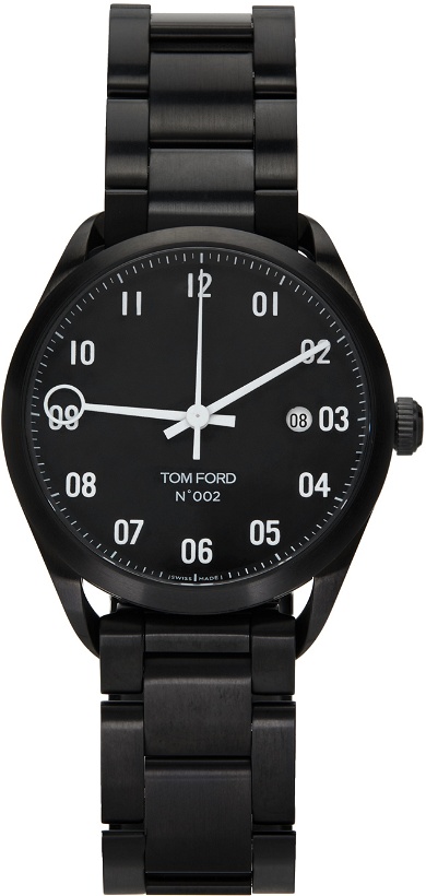 Photo: TOM FORD Black Stainless Steel 002 Watch
