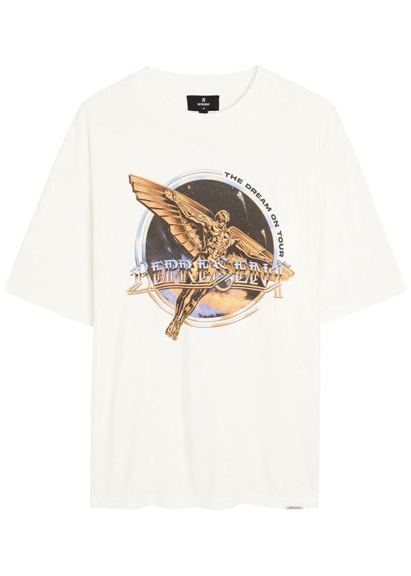 Photo: Represent Golden Tour Logo Cotton T-shirt White