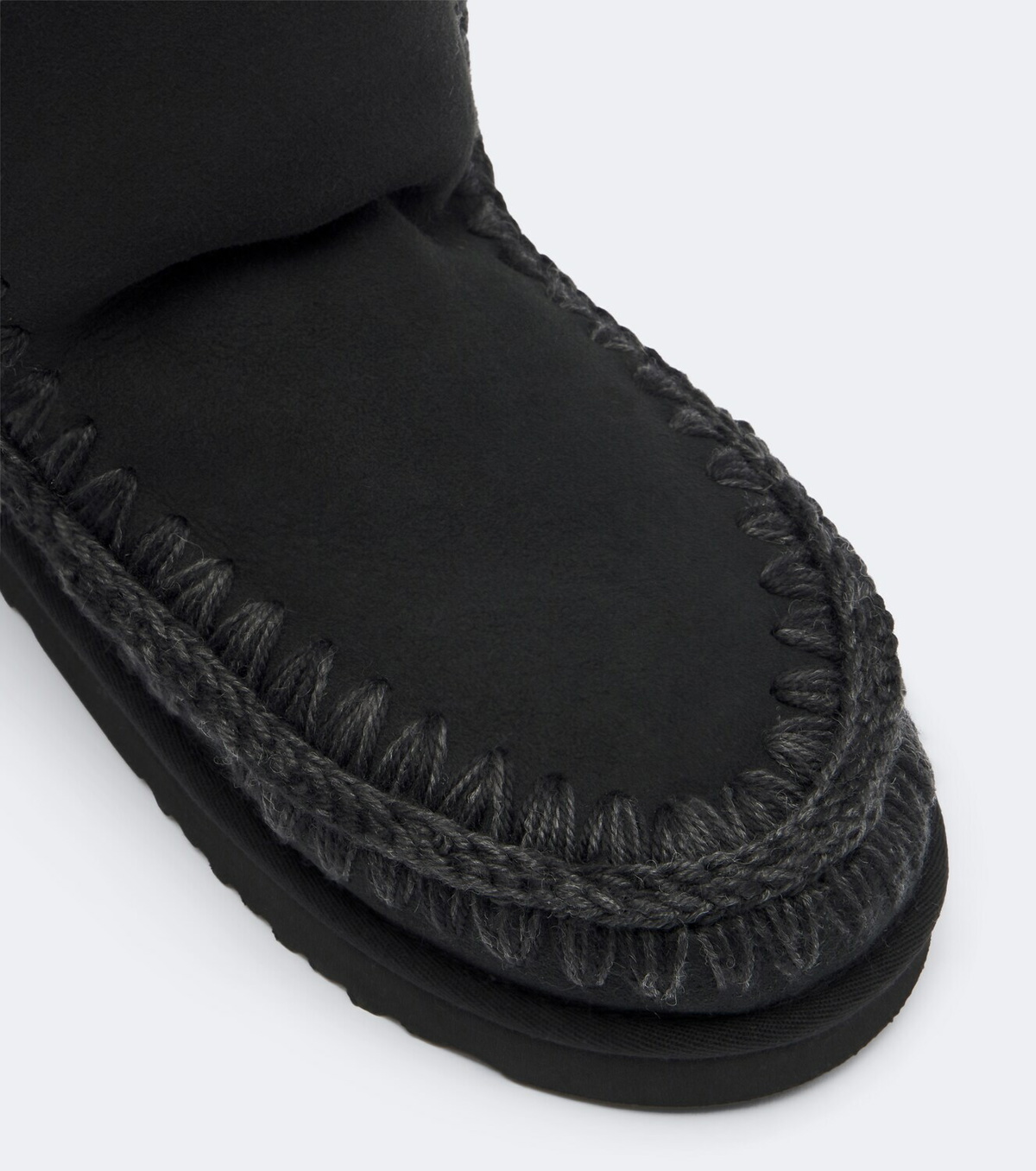 Mou 24 shearling-lined suede mid-calf boots