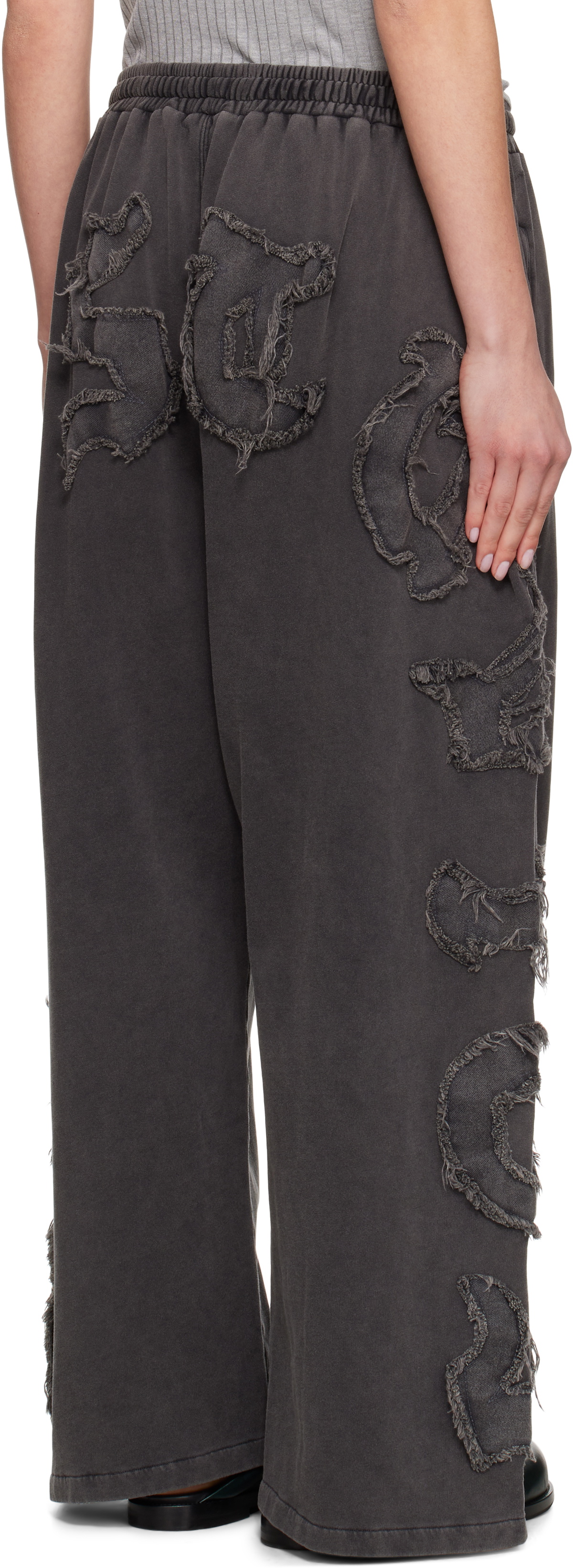 Acne Studios Black Logo Lounge Pants