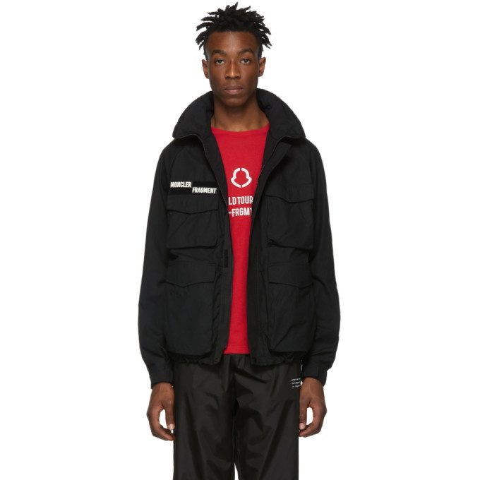 Photo: Moncler Genius 7 Moncler Fragment Hiroshi Fujiwara Black Jazz Jacket