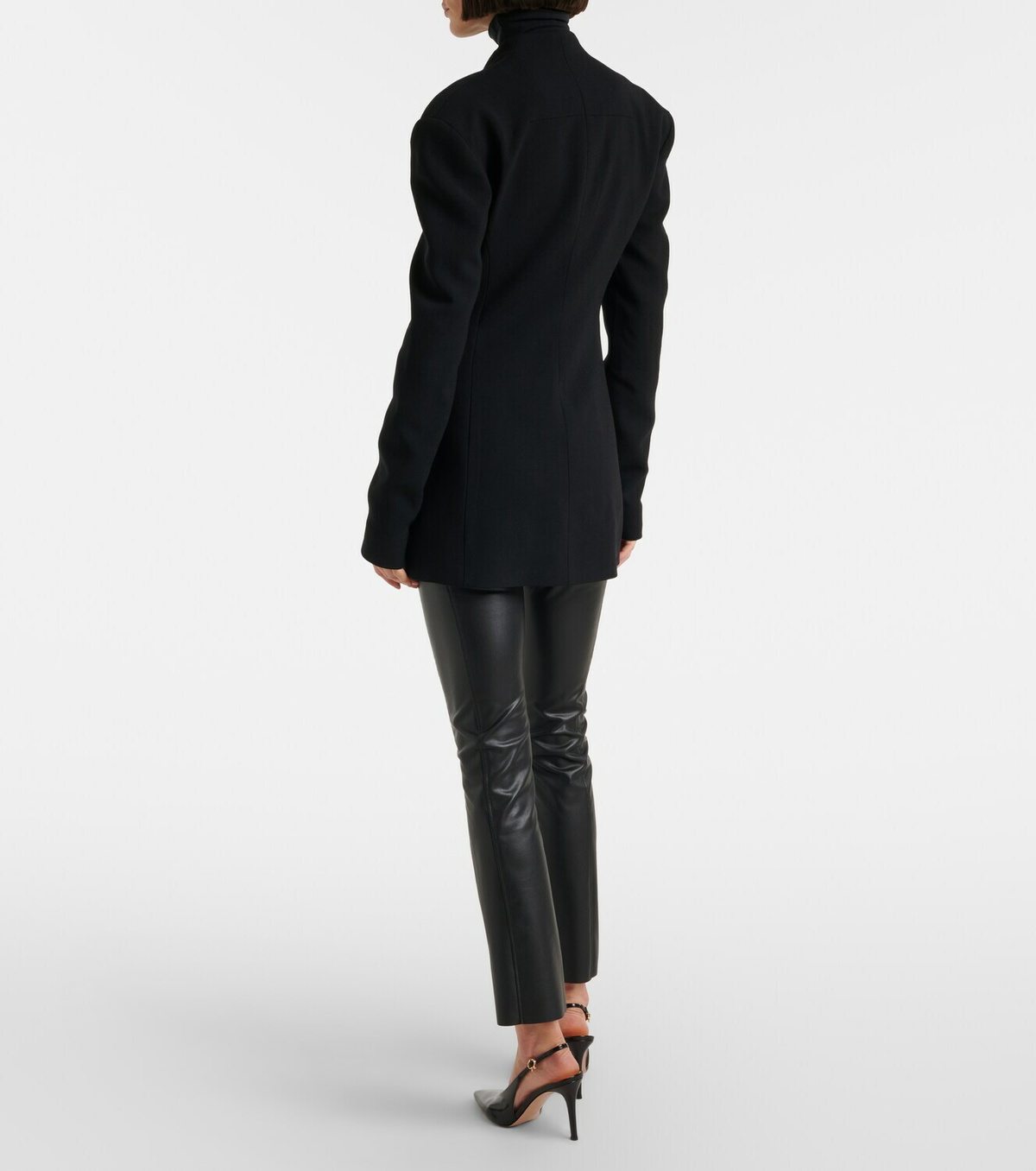 Wolford Edie coated cropped slim pants