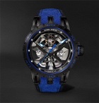 Roger Dubuis - Excalibur Huracán Automatic Skeleton 45mm Titanium and Rubber Watch, Ref. No. RDDBEX0749 - Black