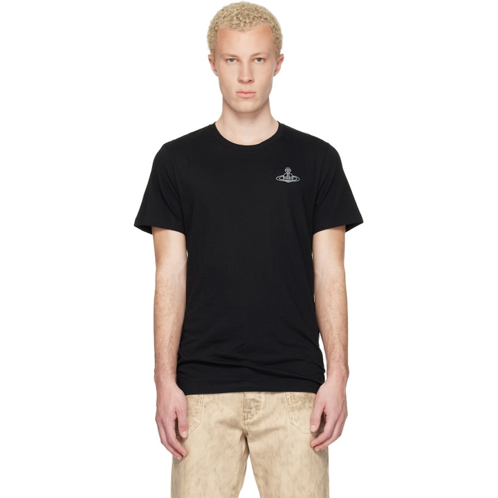 Photo: Vivienne Westwood Two-Pack Black Cotton Jersey T-shirts