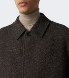Zegna Wool, silk, and cashmere tweed coat
