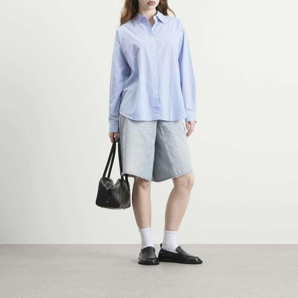 mfpen Women's Womens Generous Shirt in Embassy Stripe