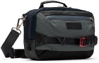 master-piece Gray & Navy Potential 2WAY Mini Bag