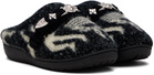Toga Virilis Black SUBU Edition Knit Slipper Loafers