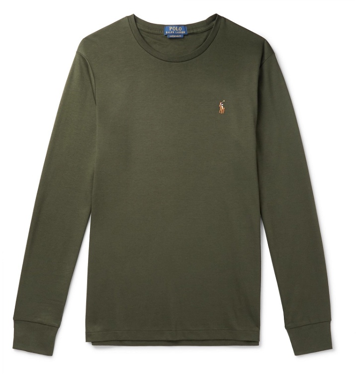Photo: Polo Ralph Lauren - Cotton-Jersey T-Shirt - Green