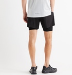 Reigning Champ - Hybrid Mesh Running Shorts - Black