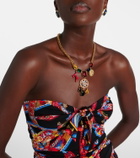 Dolce&Gabbana Carretto embellished pendant necklace