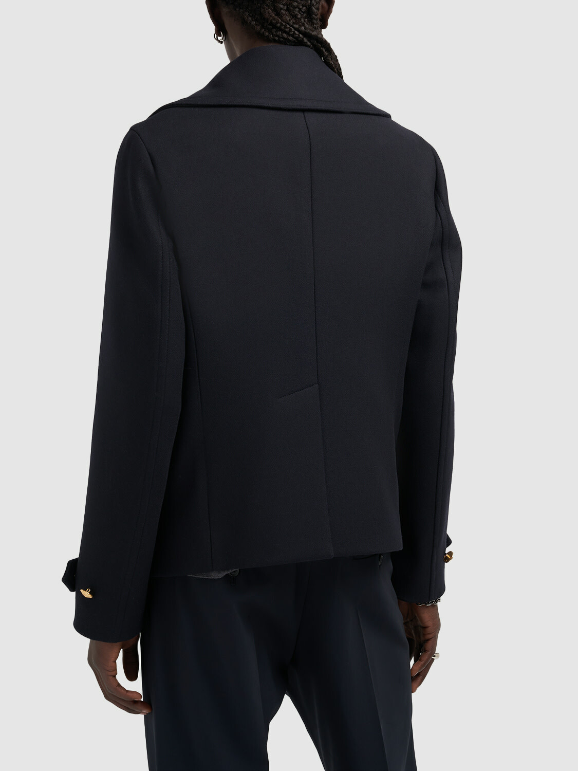 【関税&送料込】Dsquared Dark Blue Wool Jacket Men's Outerwear, Coats, Bomber jackets and Trench | DSQUARED2