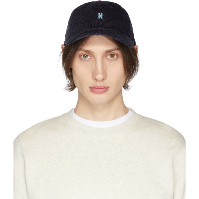 Photo: Norse Projects Navy Thin Cord Sports Cap