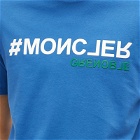 Moncler Grenoble Men's Short Sleeve T-Shirt in Blue