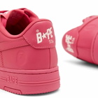 A Bathing Ape Women's Bape Sta #52 Sneakers in Pink