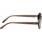 LOEWE Brown Epsilon Slim Sunglasses