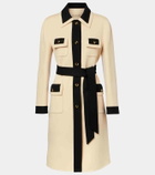 Valentino Belted wool and cashmere coat
