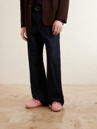 VINNY's - Boatman Full-Grain Leather Boat Shoes - Pink