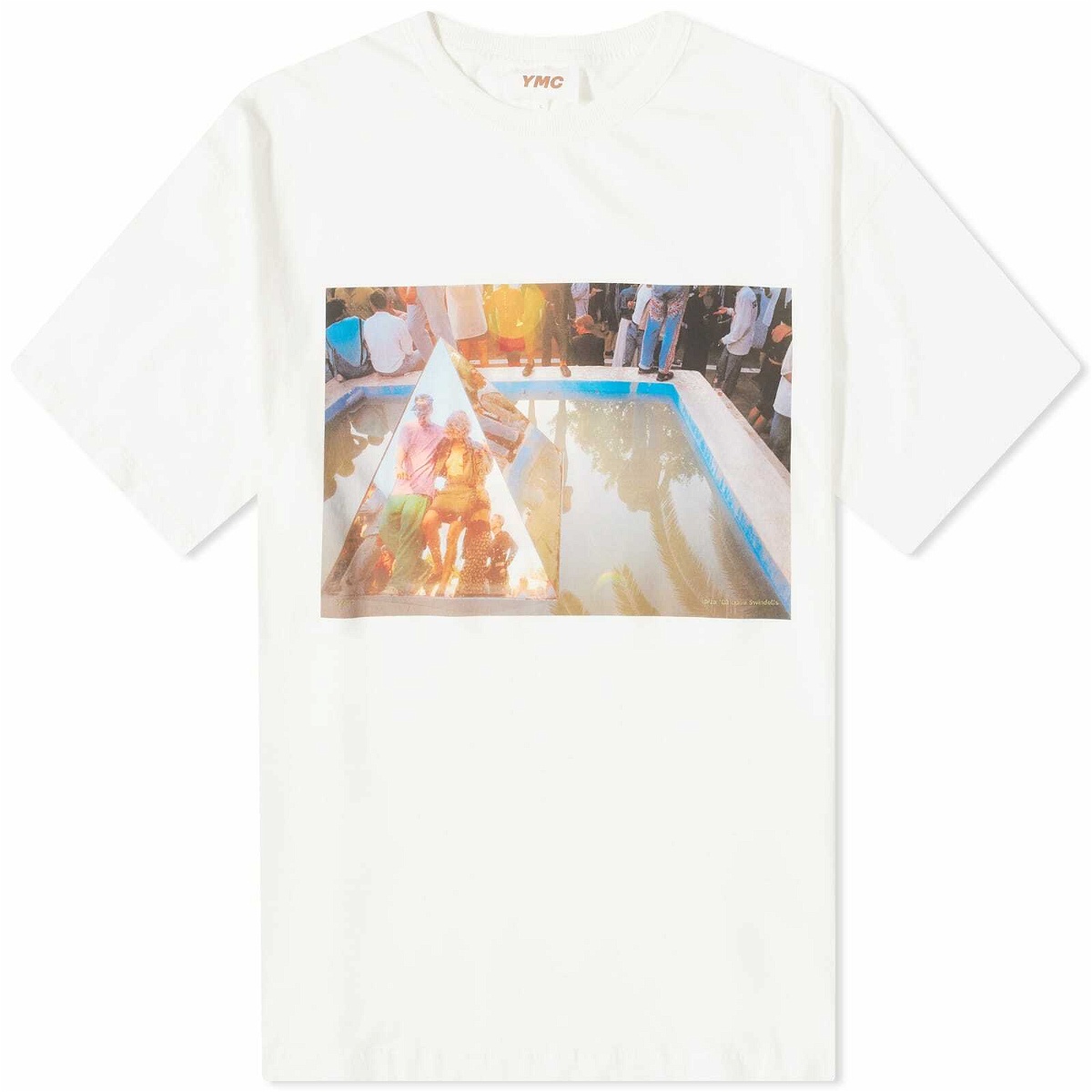 Photo: YMC Ibiza '89 Pyramid T-Shirt in White