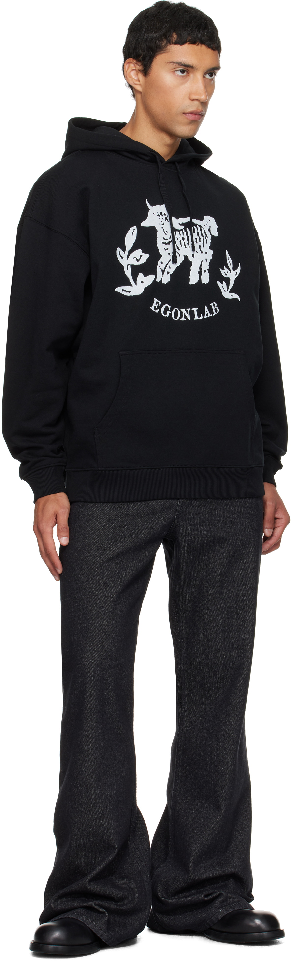 EGONlab Black Moutono Hoodie