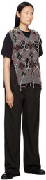 AIREI Black Pleated Trousers