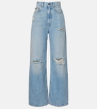 Dolce&Gabbana Distressed wide-leg jeans