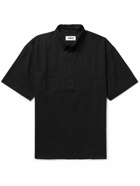 YMC - Mitchum Appliquéd Cotton Shirt - Black