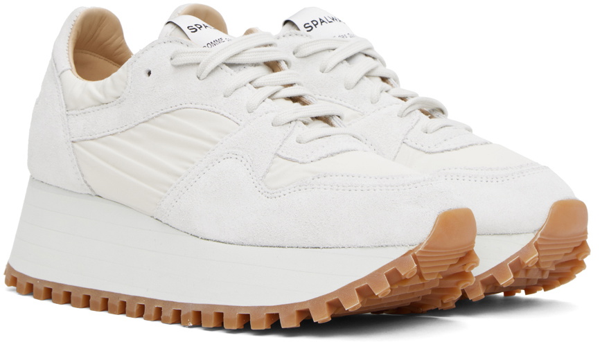 Comme des Garçons Comme des Garçons White Spalwart Edition Marathon Platformer Sneakers