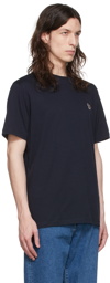 PS by Paul Smith Navy Zebra Logo T-Shirt