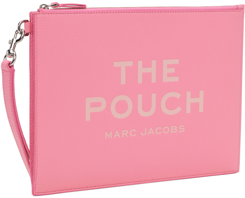 Marc Jacobs Pink 'The Leather Large' Pouch Marc Jacobs