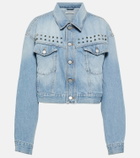 Alessandra Rich Embellished denim jacket
