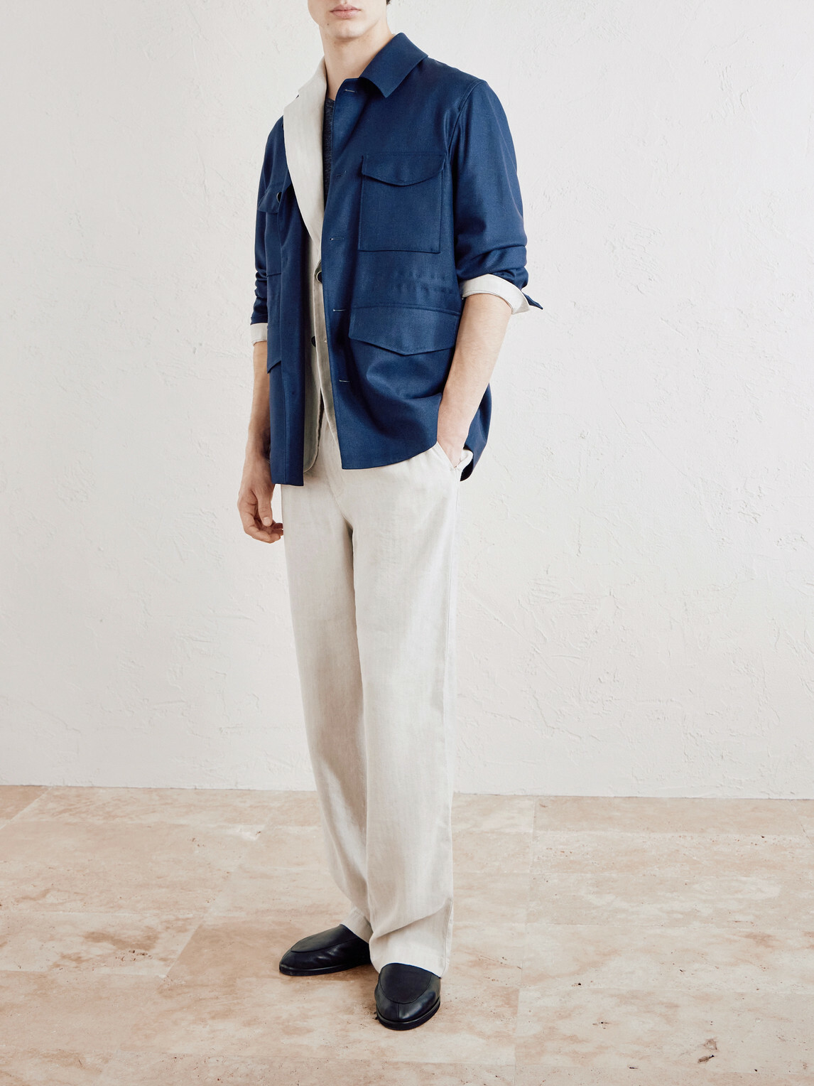 Barena - Delfo Lisca Straight-Leg Herringbone Suit Trousers - Neutrals