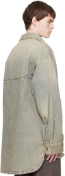Entire Studios Blue Herculean Denim Shirt