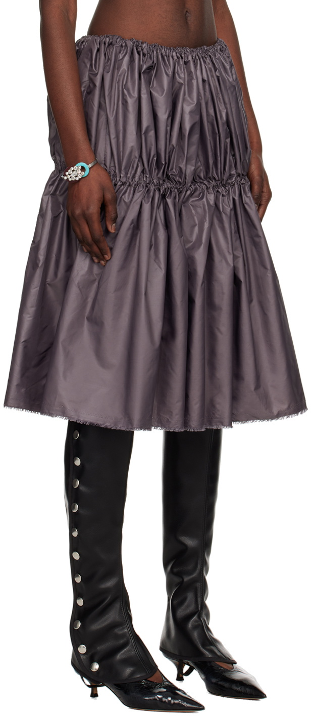 Nicklas Skovgaard Gray Claudia Midi Skirt