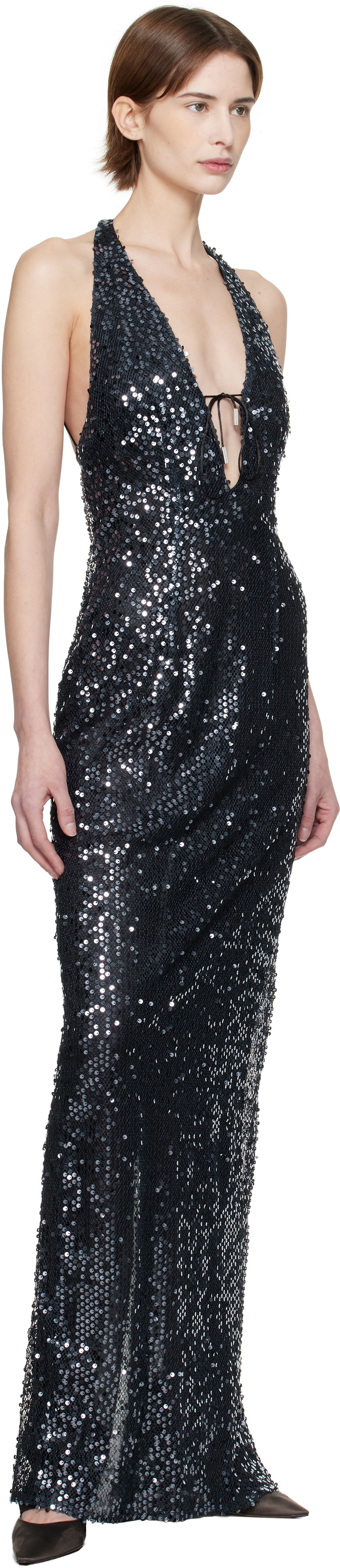 16Arlington Navy Eima Maxi Dress