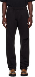 We11done Black Logo Wide Jogger Sweatpants