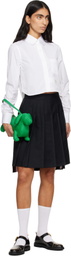 Thom Browne Green Pebble Grain Baby Hector Shoulder Bag