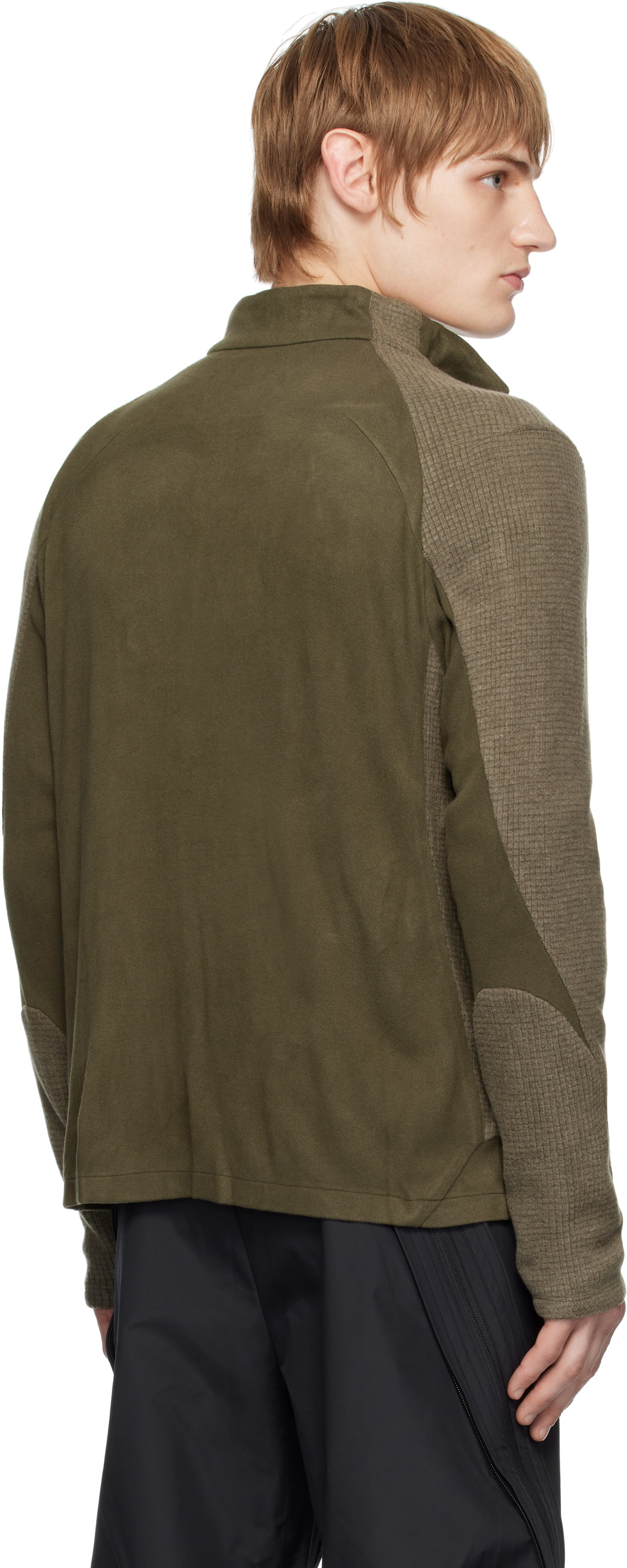 POST ARCHIVE FACTION (PAF) Khaki 7.0 Right Sweatshirt