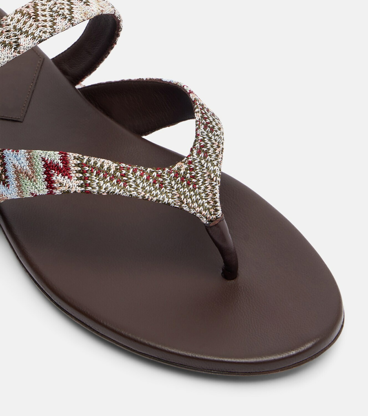 Missoni Luise Zigzag thong sandals