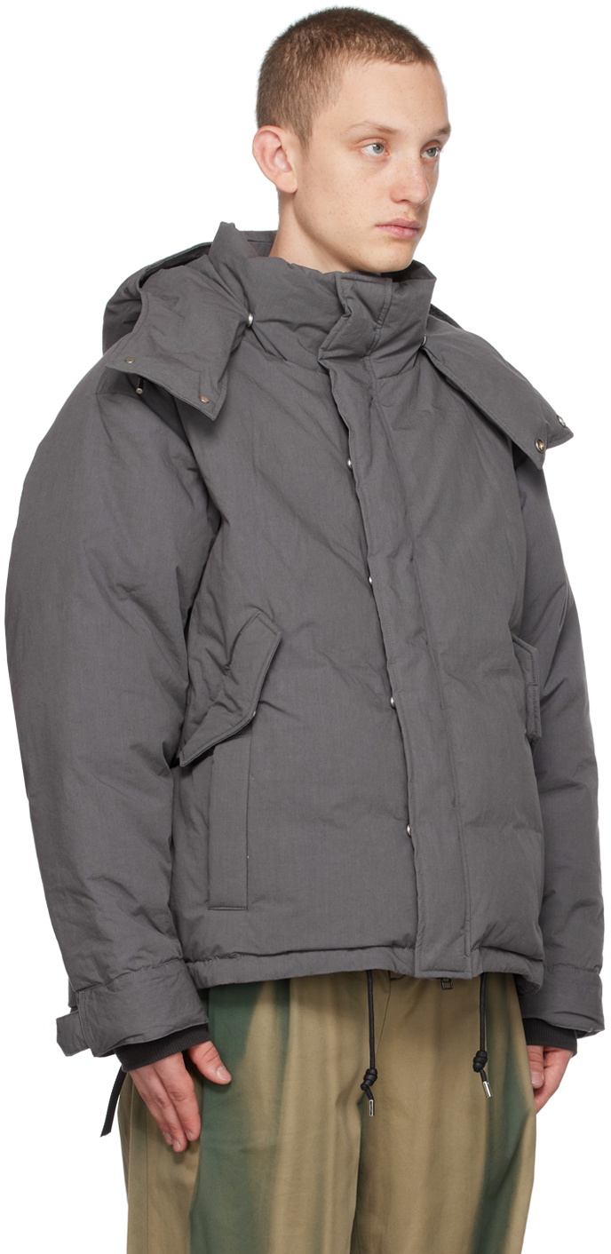 meanswhile Gray IHNN Edition Crisp Down Jacket