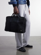 Porter-Yoshida and Co - Hybrid 2Way Canvas Briefcase - Black
