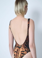 Jean Paul Gaultier Wood Print Swimsuit