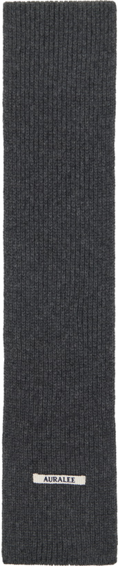 Photo: AURALEE Gray Light Cashmere Knit Stole