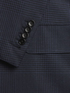 TOM FORD - Shelton Slim-Fit Prince of Wales Checked Wool and Silk-Blend Suit Jacket - Blue