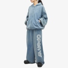 OPEN YY Women's Wide Sweatpants in Blue